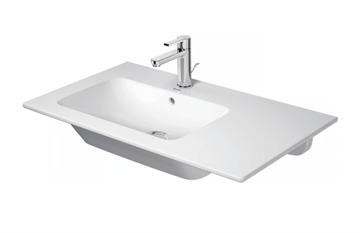 Duravit ME by Starck håndvask, asymmetrisk, 830mm, uden hanehul